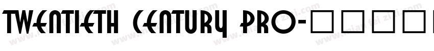 Twentieth Century Pro字体转换
